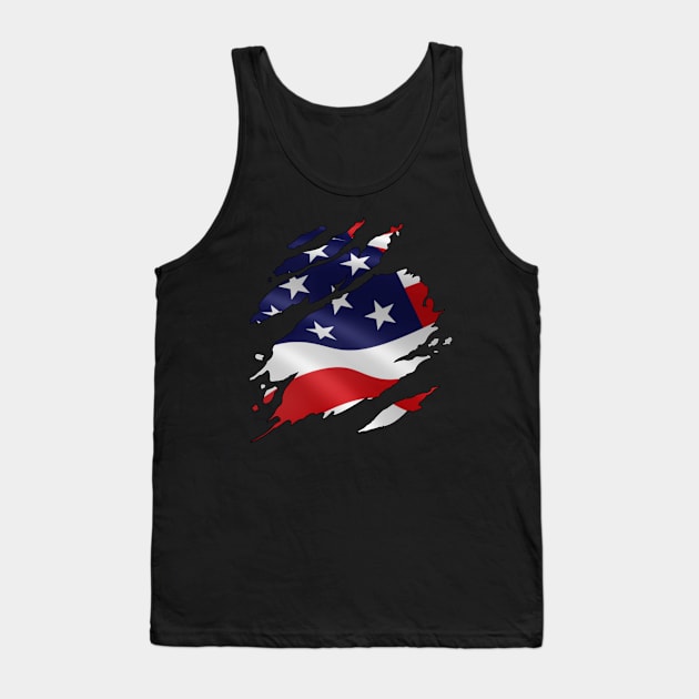 USA soul Tank Top by Flyingpanda